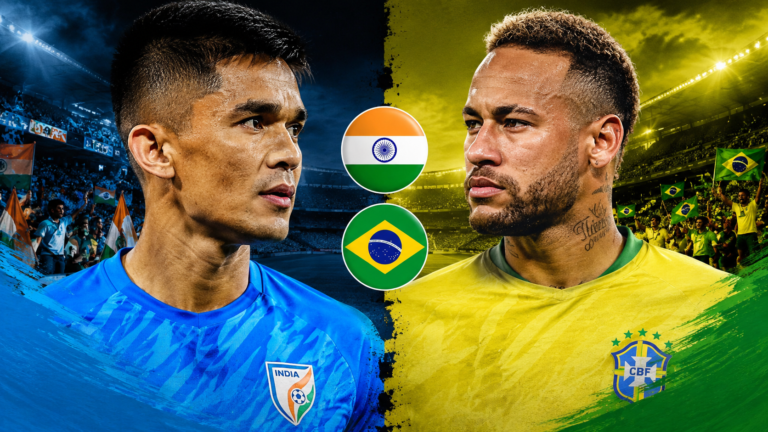 India vs Brazil football March
